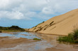 Giant sand dunes at Te Paki on the 90 Mile beach