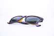 © Romantik89 - Leopard-rimmed sunglasses with dark glasses on a white background, isolated