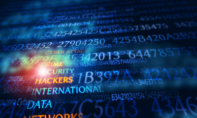 computer hacking concept