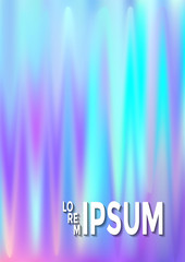 Wall Mural - Hologram texture gradient party poster background.