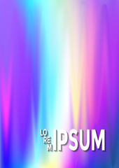 Wall Mural - Hologram texture gradient party poster background.