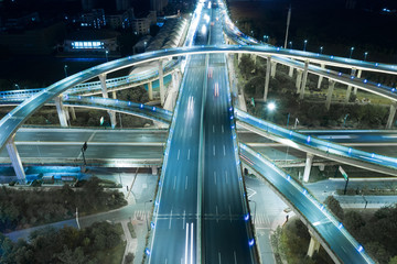 Highway transportation system highway interchange at mopac Expressway and highway 183 in Austin Texas USA summertime green road way interstate