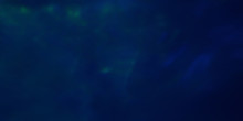 Abstract Dark Blue Background With A Green Glow, Like The Northern Lights.