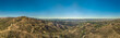 Panoramic view of Los Angeles and the Griffith Observatory as seen from the Hollywood hills
