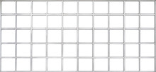 Large White Grid  Window Isolated On White Background, Real Interior House Object Element For Design