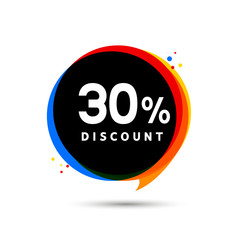 Sticker - Discount price sale bubble banners. Price tags label. Special offer flat promotion sign design