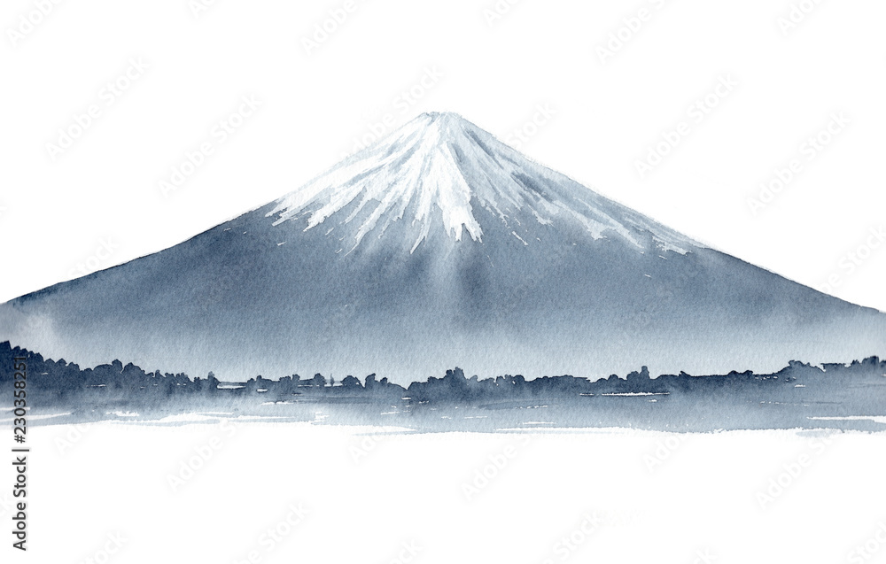 富士山 水墨画 墨絵 Stock Illustration | Adobe Stock 富士山 水墨画 墨絵 Stock Illustration | Adobe Stock