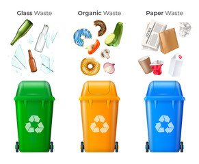 Poster - Trash And Recycling Set