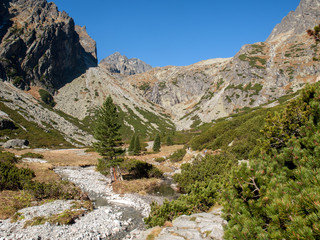  Valley of Five Spis Lakes. High Tatra Mountains, Slovakia.