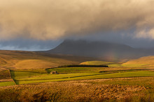Pen-y-ghent, Yorkshire Dales National Park, On Stormy Winters Day 