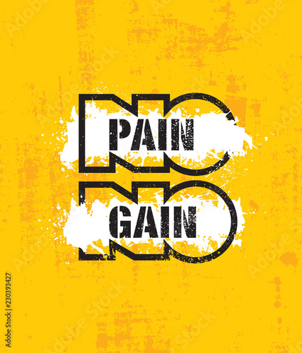 No Pain No Gain Inspiring Workout And Fitness Gym Motivation No Pain No Gain Inspiring Workout And Fitness Gym Motivation