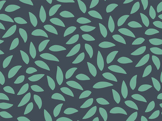 Wall Mural - Leaves Pattern. Endless Background. Seamless