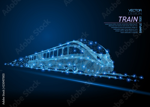 Cuadros en Lienzo High-speed commuter passenger train