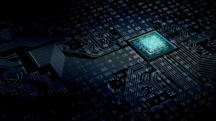 Canvas Print - internet data concept