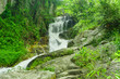 The Mae Sa waterfall. it is beautiful  on Doi Suthep at Chiang Mai in Thailand