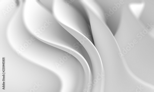 Abstract Minimal Exterior Design. Creative Architectural Concept