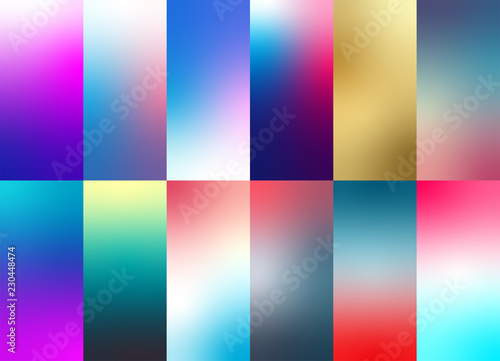 Gradient Colorful Background for Smartphone. Vector illustration