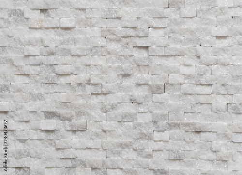 White Modern Decorative Wall Small Marble Brick Background Texture