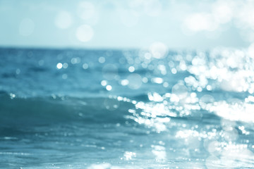 water of tropical sea, bokeh