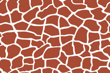 giraffe texture pattern seamless repeating brown burgundy white safari zoo jungle print