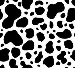 cow texture pattern repeated seamless brown and white lactic chocolate animal jungle print spot skin