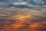 Fototapeta Na sufit - Clouds at sunset