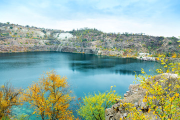 Canvas Print - great radon blue lake