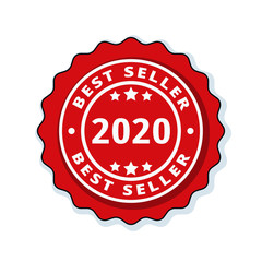 Best Seller 2020 label illustration