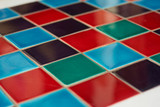 Fototapeta  - Colored tiles background