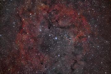 Wall Mural - imaged with a telescope and a scientific ccd camera