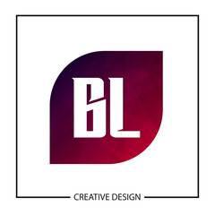 Initial Letter BL Logo Template Design