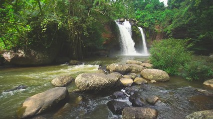 Sticker - Haew su wat waterfall in Khao yai national park,Thailand