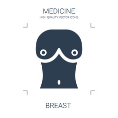 Poster - breast icon