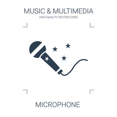 Poster - microphone icon