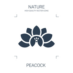 Sticker - peacock icon