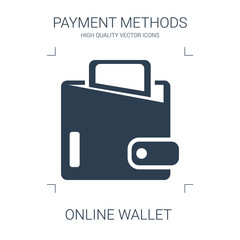 Sticker - online wallet icon