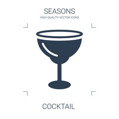 Canvas Print - cocktail icon