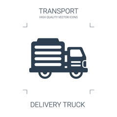 Wall Mural - delivery truck icon