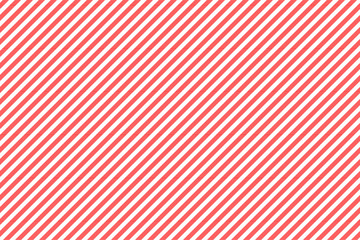 Wall Mural - Red white striped fabric texture seamless pattern