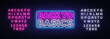© Ivan - Back to Basics neon text vector design template. Back to Basics neon logo, light banner design element colorful modern design trend, night bright advertising. Vector. Editing text neon sign