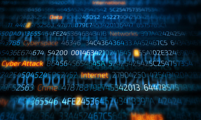 computer hacking concept