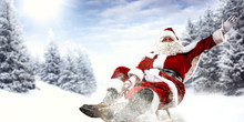 Santa Claus And Winter Time 