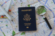 © Jeff McCollough - Passport on a map