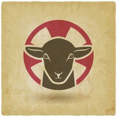 lamb of god vintage background