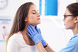 © Kalim - Adult woman having a visit at female doctor's office