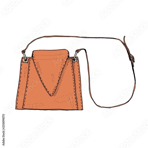 geometric triangle bag