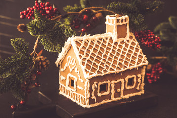 Wall Mural - Gingerbread house