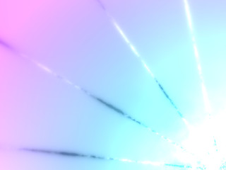 Wall Mural - Pink Aurora Sunlight Through Window - Winter Cold Morning Sunshine Texture - Background with Rays of Light
