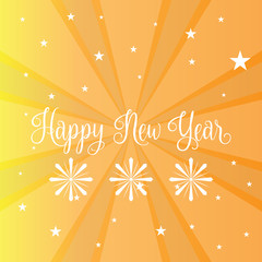 Wall Mural - Happy new year background. Vector illustration design