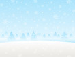 Winter snow landscape for Your design